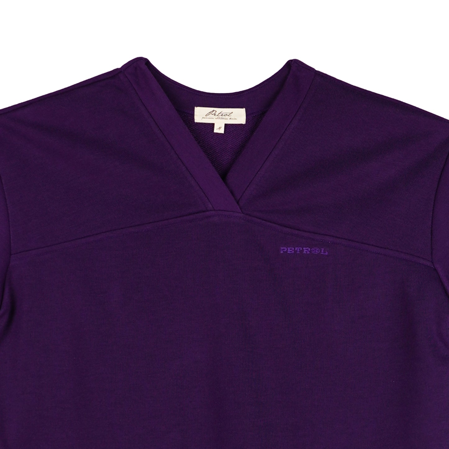 Petrol Ladies Basic Oversized Shirt Terry Fabric 140881-U (Violet)