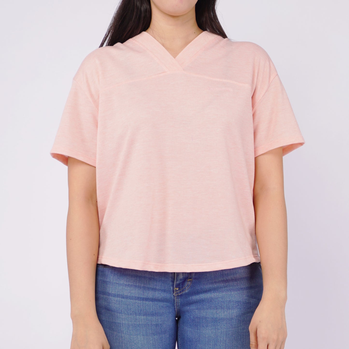 Petrol Ladies Basic Tees Oversized Fitting Terry Fabric  149527-U (Peach)