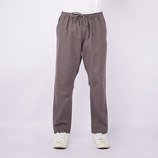 Petrol Men's Basic Non-Denim Trouser Pants Mid-Waist 155067 (Charcoal Gray)