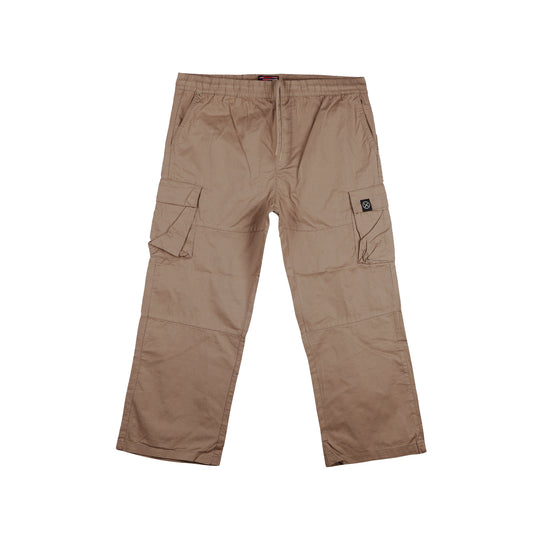 Petrol Men's Basic Non-Denim Cargo Pants Rinse Wash Fabric Mid-Waist 162493 (Light Brown)