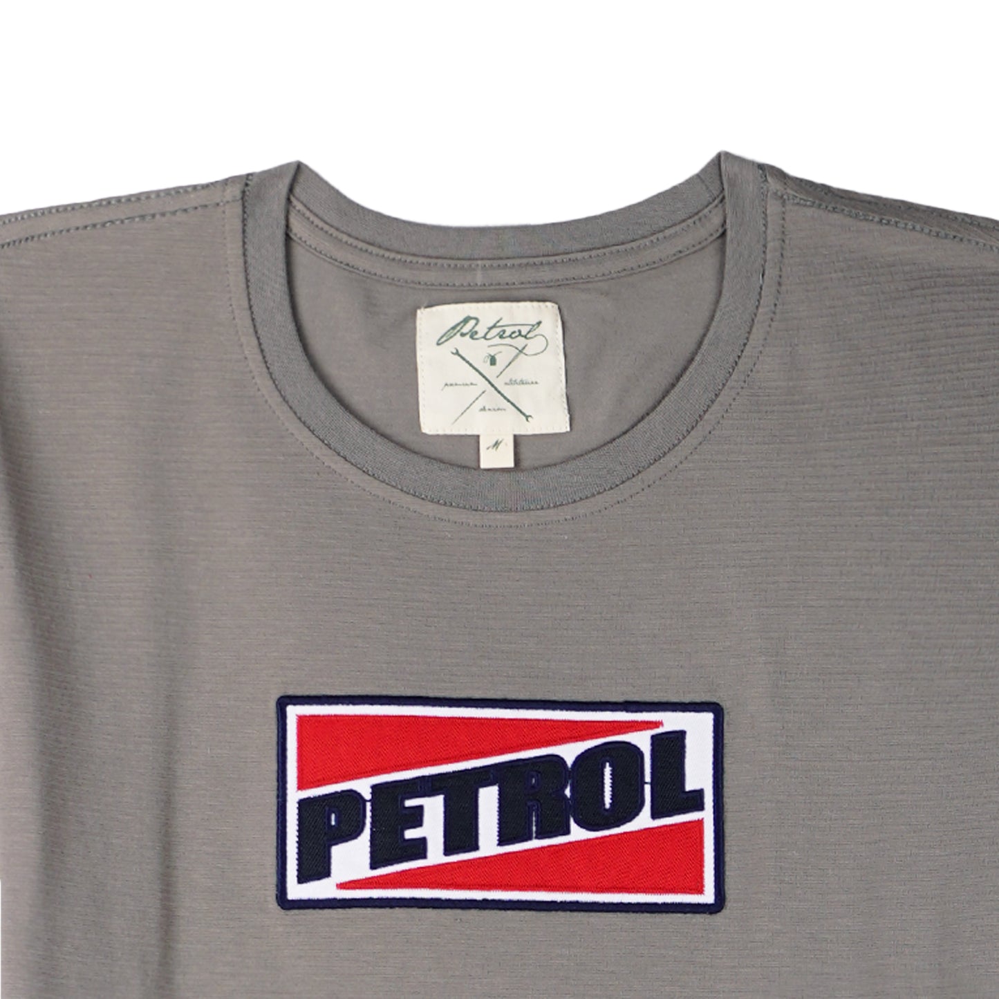 Petrol Ladies Basic Tees Regular Fitting Missed Lycra Fabric 129260 (Gray)