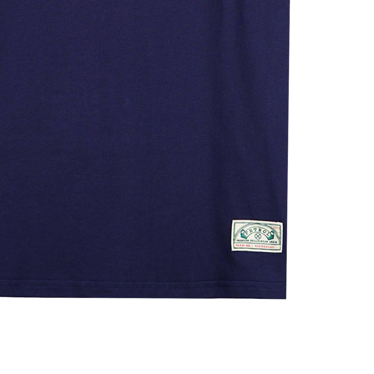 Petrol Men's Basic Tees Slim Fitting Cotton Jersey Fabric 148415 (Navy)