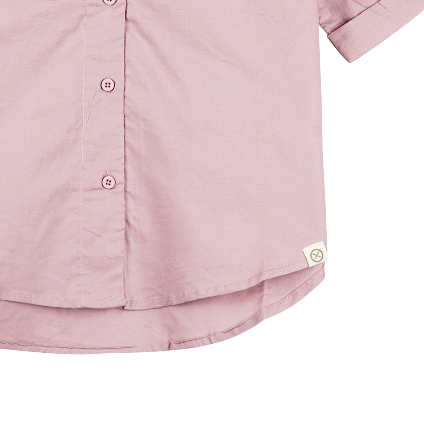 Petrol Ladies Basic Woven Regular Fitting Linen Fabric 161292 (Pink)