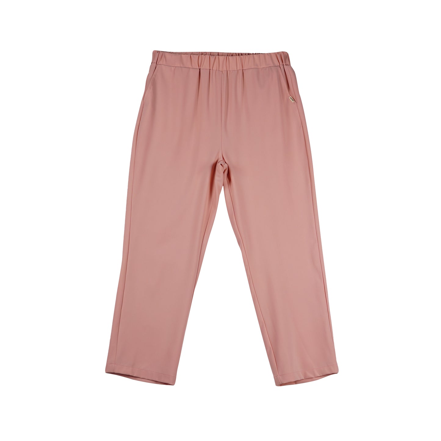 Petrol Ladies Basic Non-Denim Drawstring Pants Mid-Rise Rinse Wash Fabric 156746 (Dusty Pink)