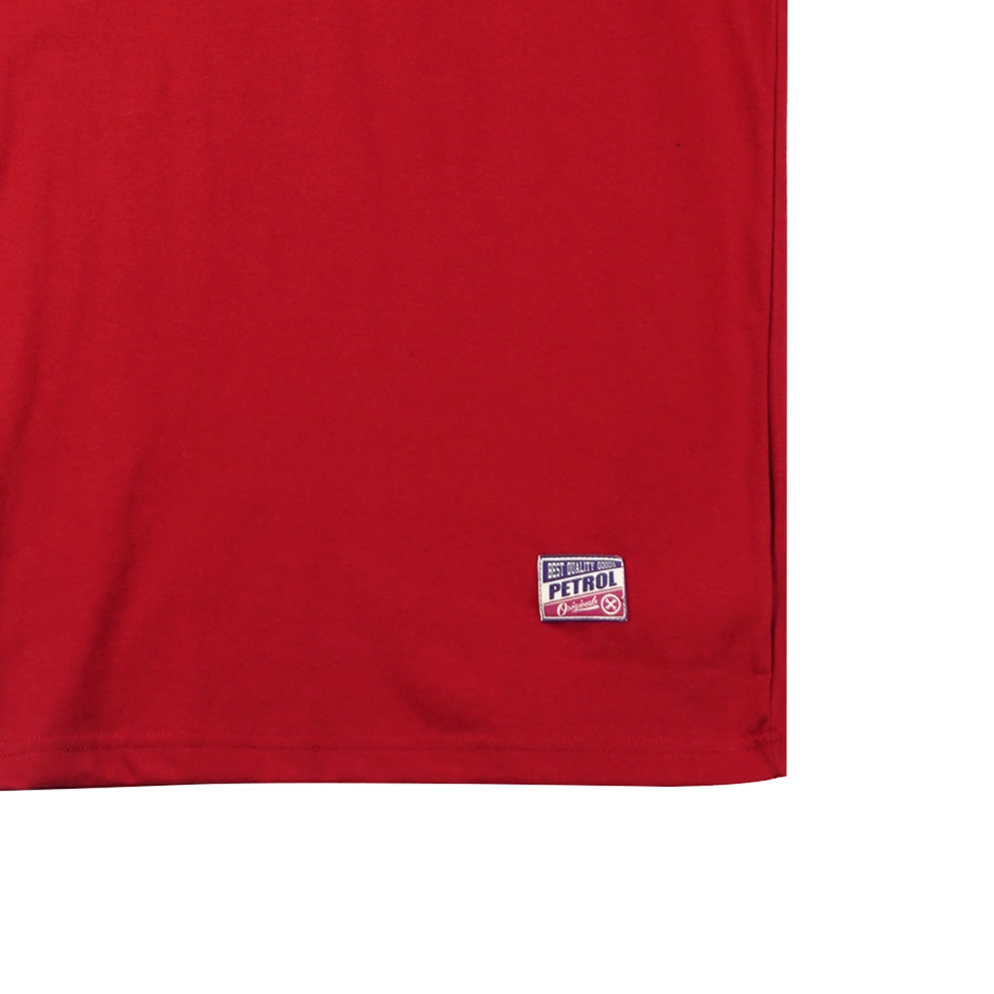 Petrol Men's Basic Tees Slim Fitting CVC Jersey Fabric 165216-U (Crimson)