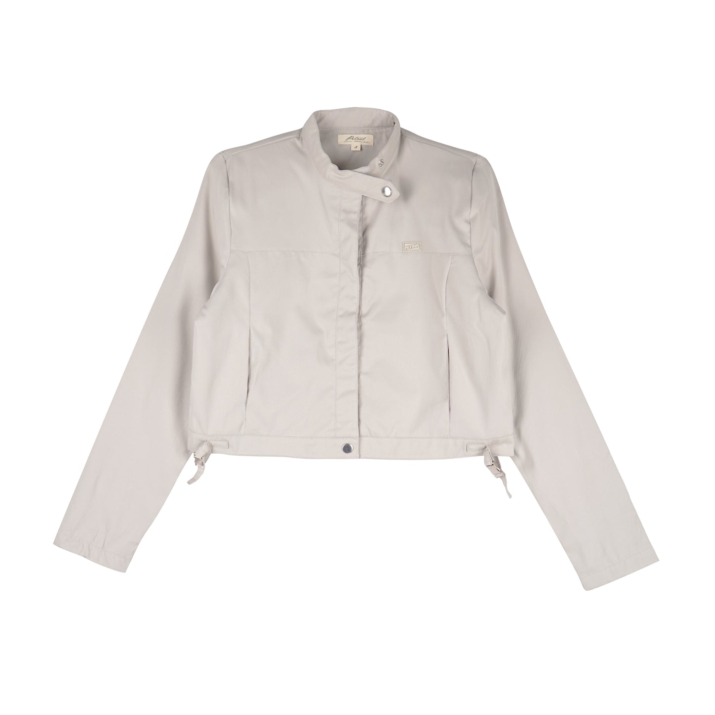 Petrol Ladies Basic Jacket Crop Fitting Twill Fabric 164172 (Cream)