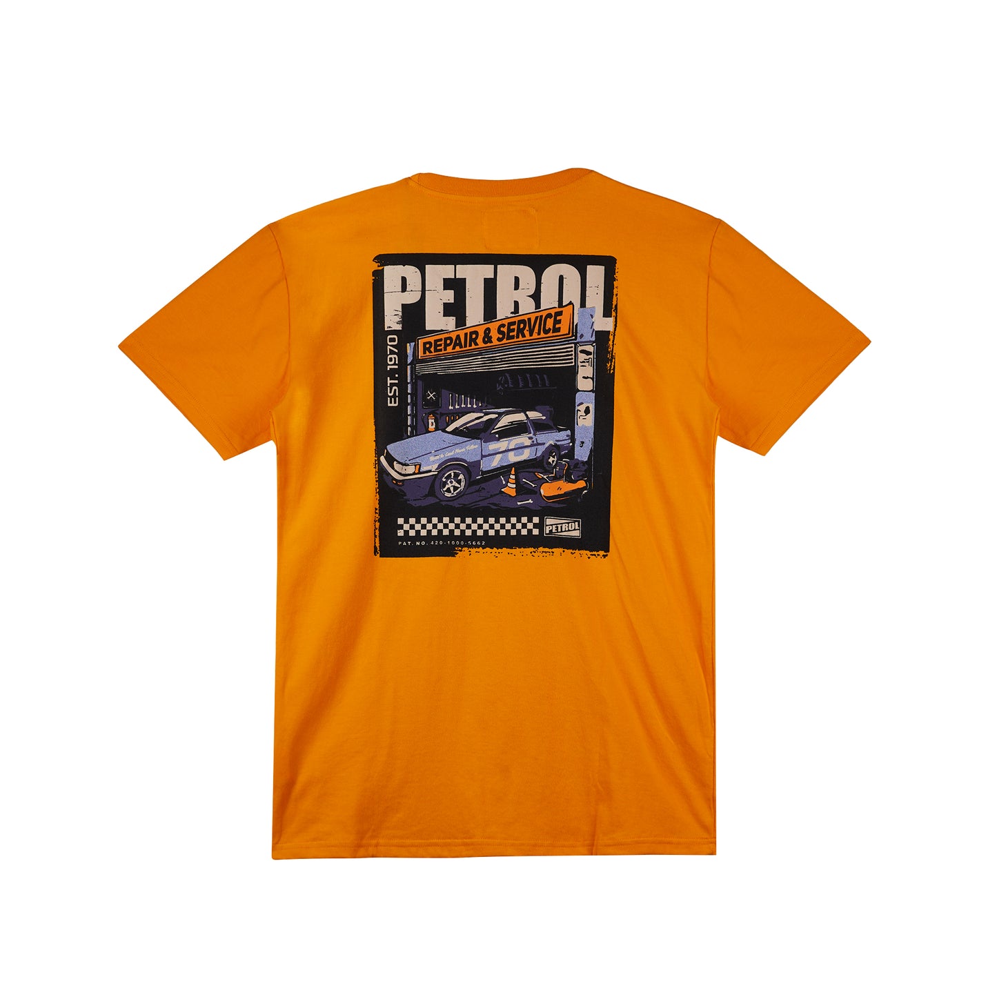 Petrol Men's Basic Tees Slim Fitting CVC Jersey Fabric 151871-U (Canary)