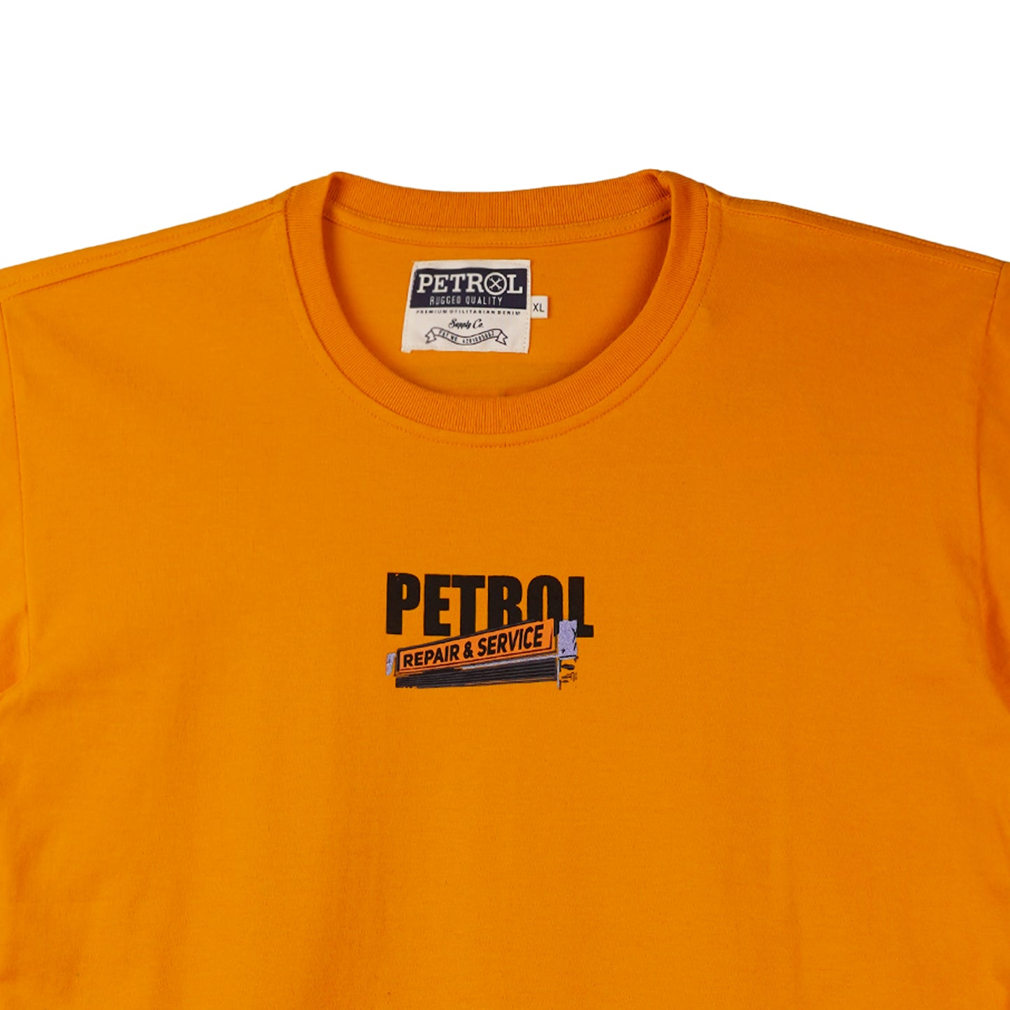 Petrol Men's Basic Tees Slim Fitting CVC Jersey Fabric 151871-U (Canary)