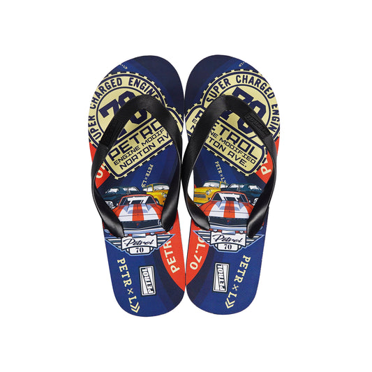 Petrol Men's Basic Accessories Printed Slipper 161547 (Blue)