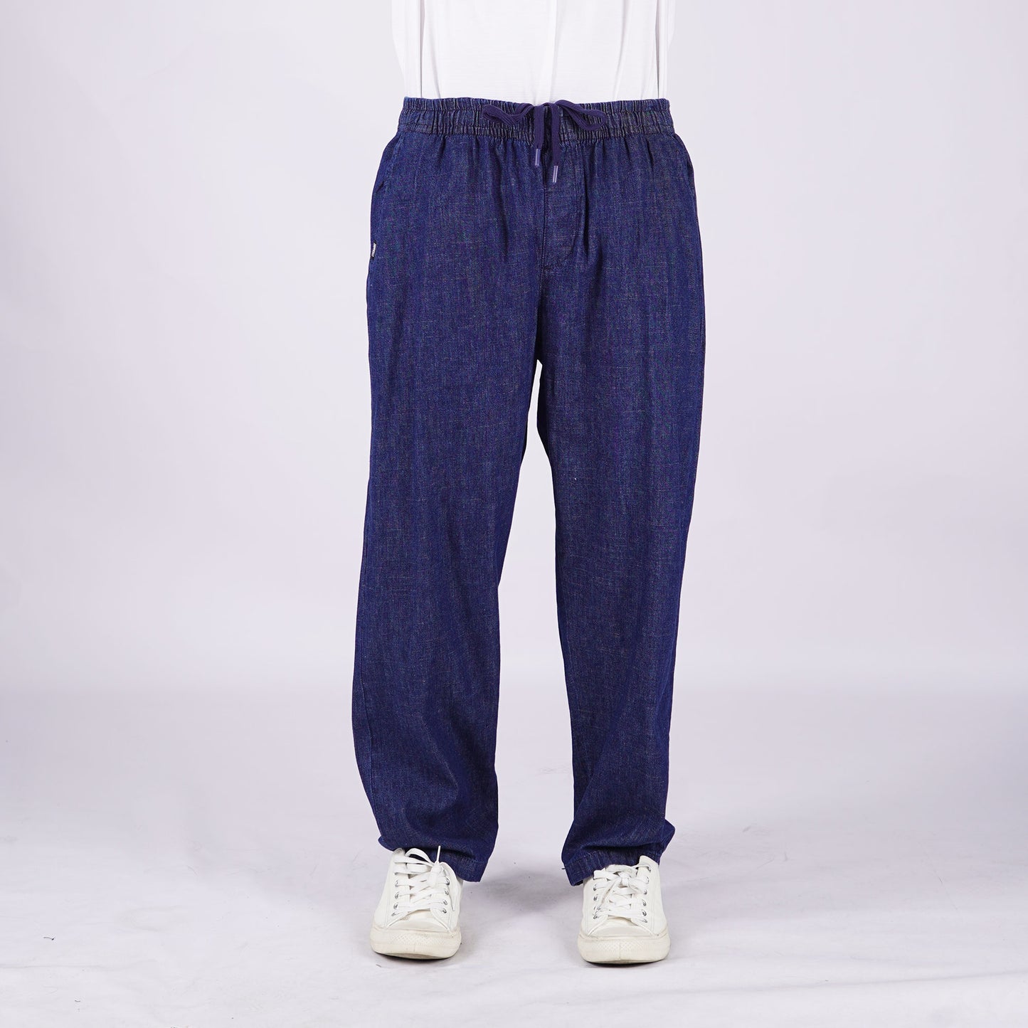 Petrol Men's Basic Non-Denim Trouser Pants Mid-Rise Rinse Wash Fabric 166666 (Dark Shade)