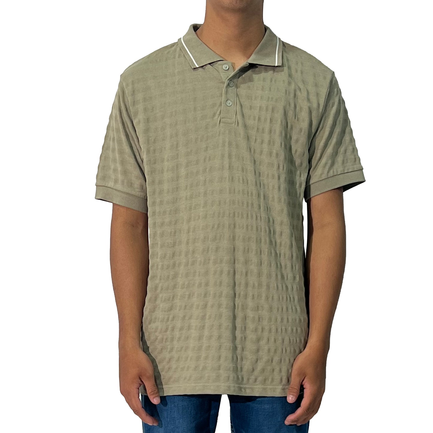 Petrol Men's Basic Collared Shirt Comfort Fitting 178534 (Faded Metal)