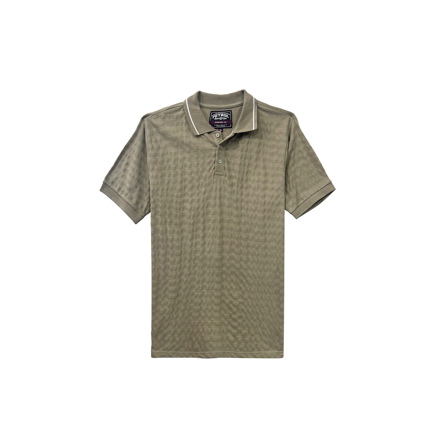 Petrol Men's Basic Collared Shirt Comfort Fitting 178534 (Faded Metal)