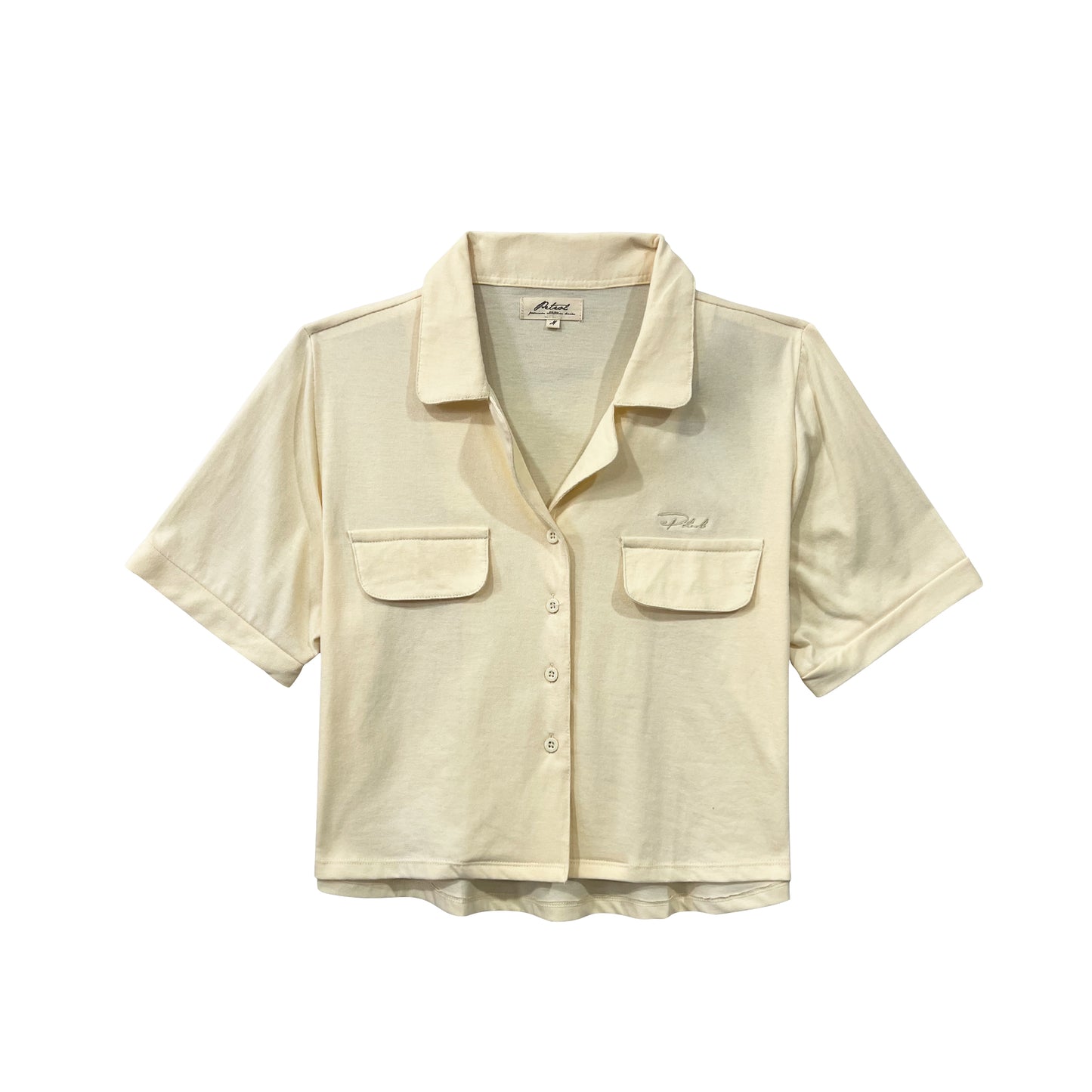 Petrol Ladies Basic Woven Shirt Crop Fitting 153517 (Frost)