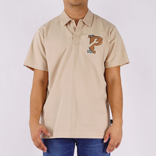 Petrol Men's Basic Collared Shirt Comfort Fitting 168687 (Beige)