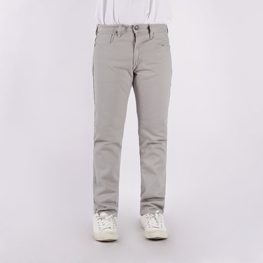 Petrol Men's Basic Denim Pants Skinny Fitting Mid-Rise 173325 (Light Gray)