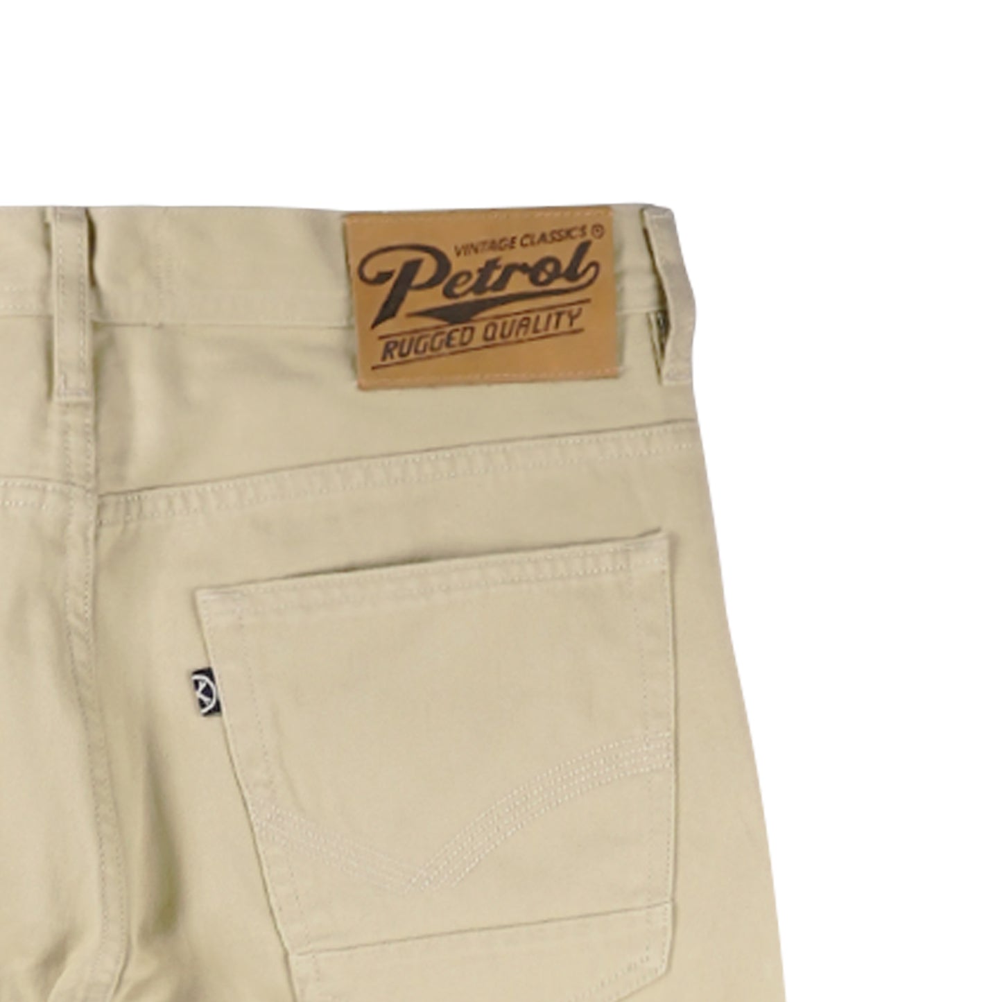 Petrol Men's Basic Denim Pants Skinny Fitting Mid-Rise 173306 (Light Khaki)