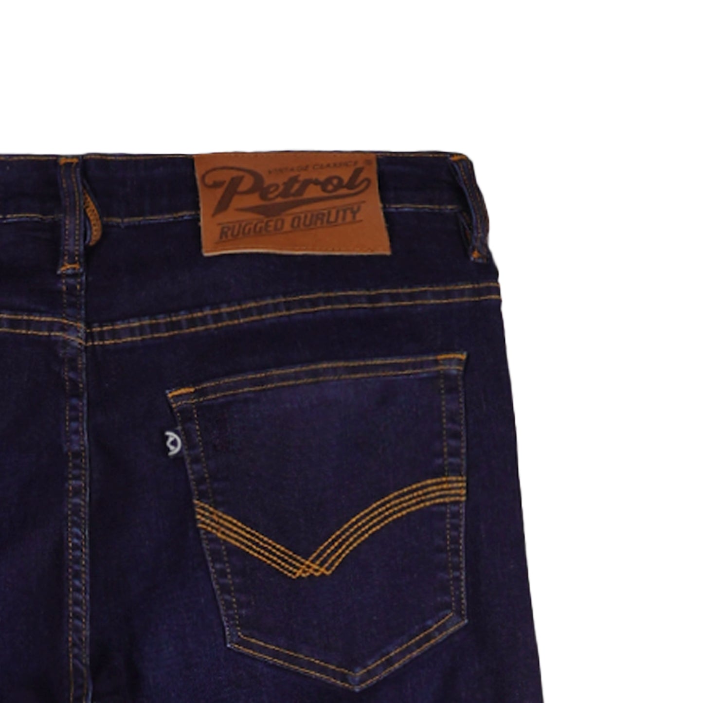 Petrol Men's Basic Denim Pants Skin Tight Fitting Mid-Rise 176988-U (Dark Shade)