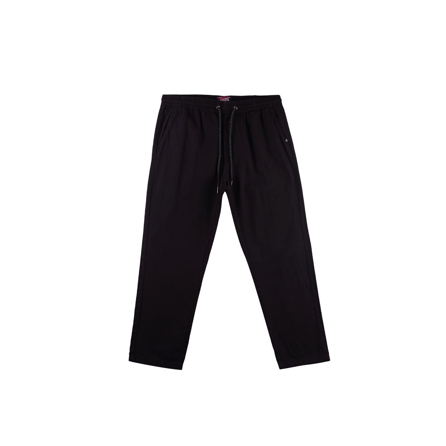 Petrol Men's Basic Non-Denim Trouser Pants Mid-Rise 176055 (Black)