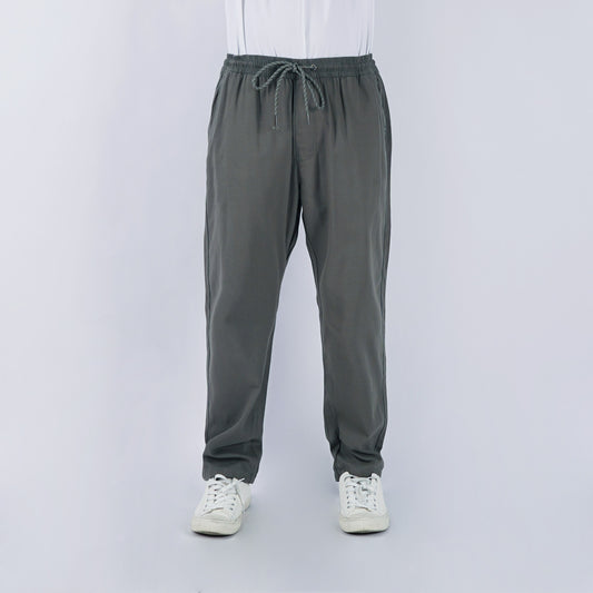 Petrol Men's Basic Non-Denim Trouser Pants Mid-Rise 176055 (Gray)
