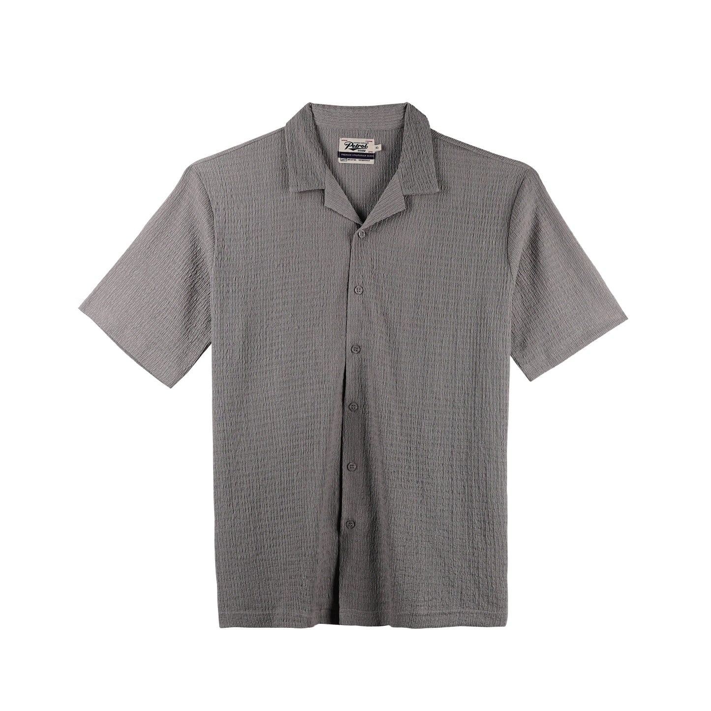 Petrol Men's Basic Woven Shirt Comfort Fitting 169267 (Gray)