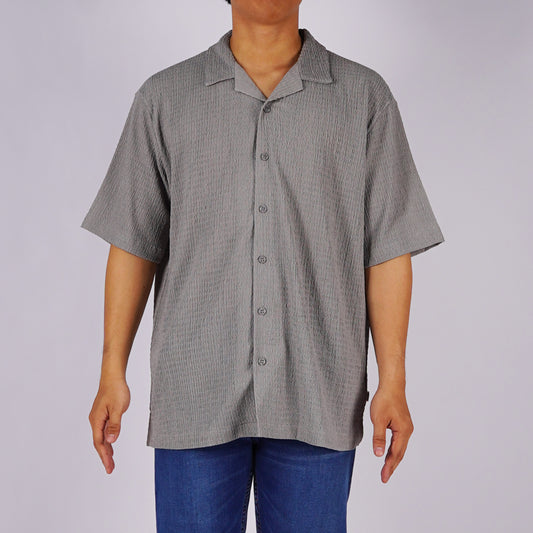 Petrol Men's Basic Woven Shirt Comfort Fitting 169267 (Gray)