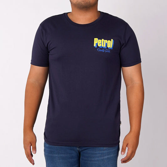 Petrol Mens Basic Tees Slim Fit 177940-U (Navy)