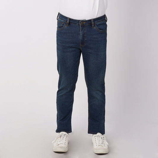 Petrol Men's Basic Denim Pants Skin Tight Fitting Mid-Rise 177205-U (Dark Shade)