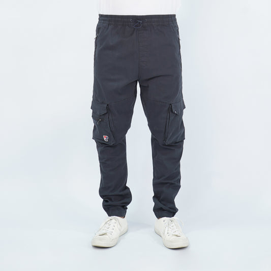Petrol Men's Basic Non-Denim Cargo Pants Mid-Rise 177193 (Dark Navy)