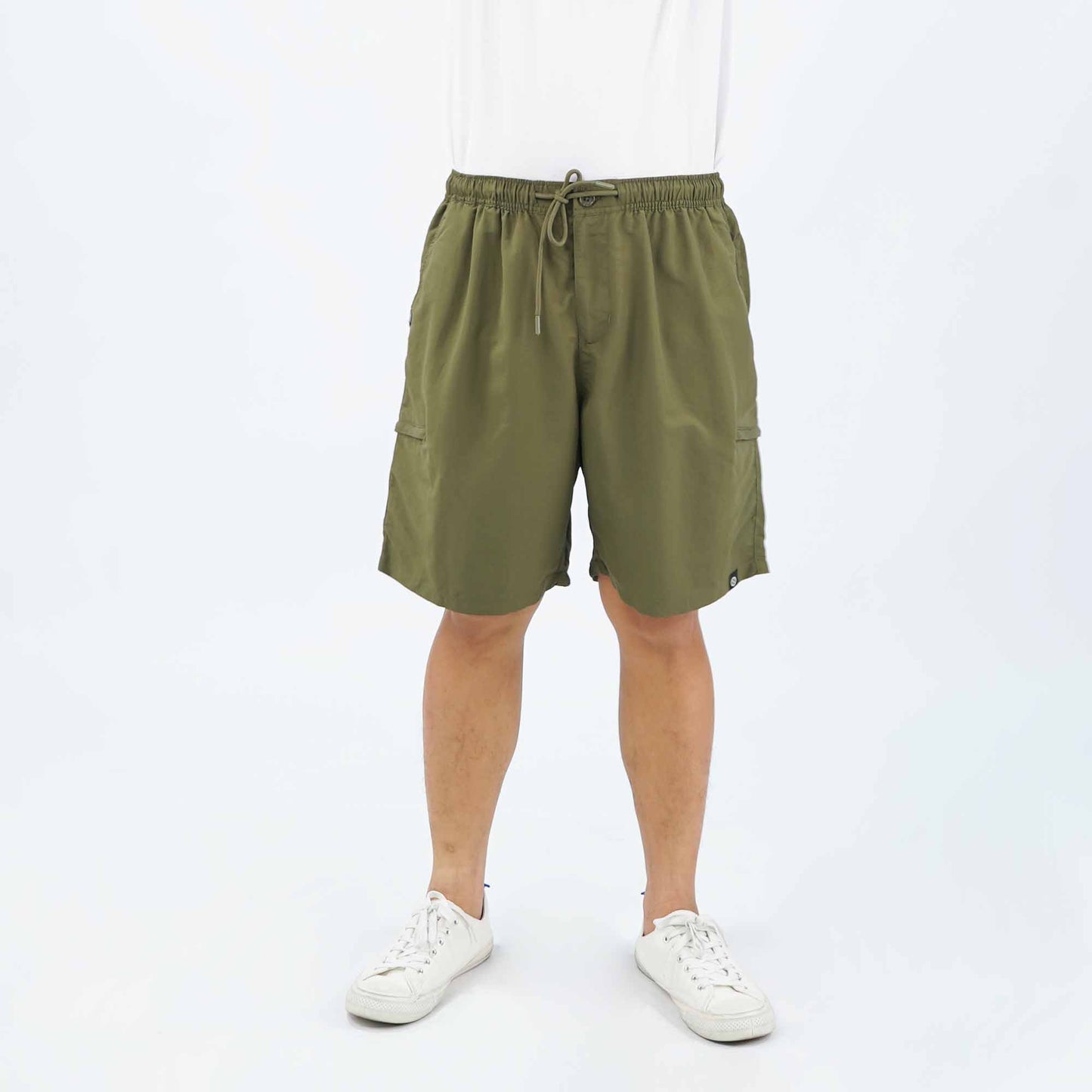 Petrol Men's Basic Non-Denim Cargo Short Mid-Rise 174192-U (Fatigue)