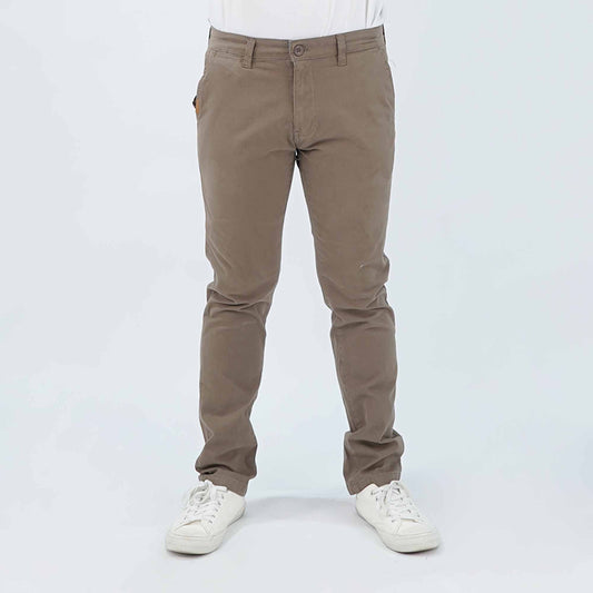 Petrol Men's Basic Non-Denim Chino Pants Mid-Rise 181316 (Gun Metal)