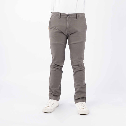 Petrol Men's Basic Non-Denim Chino Pants Mid-Rise 181288 (Dark Gray)