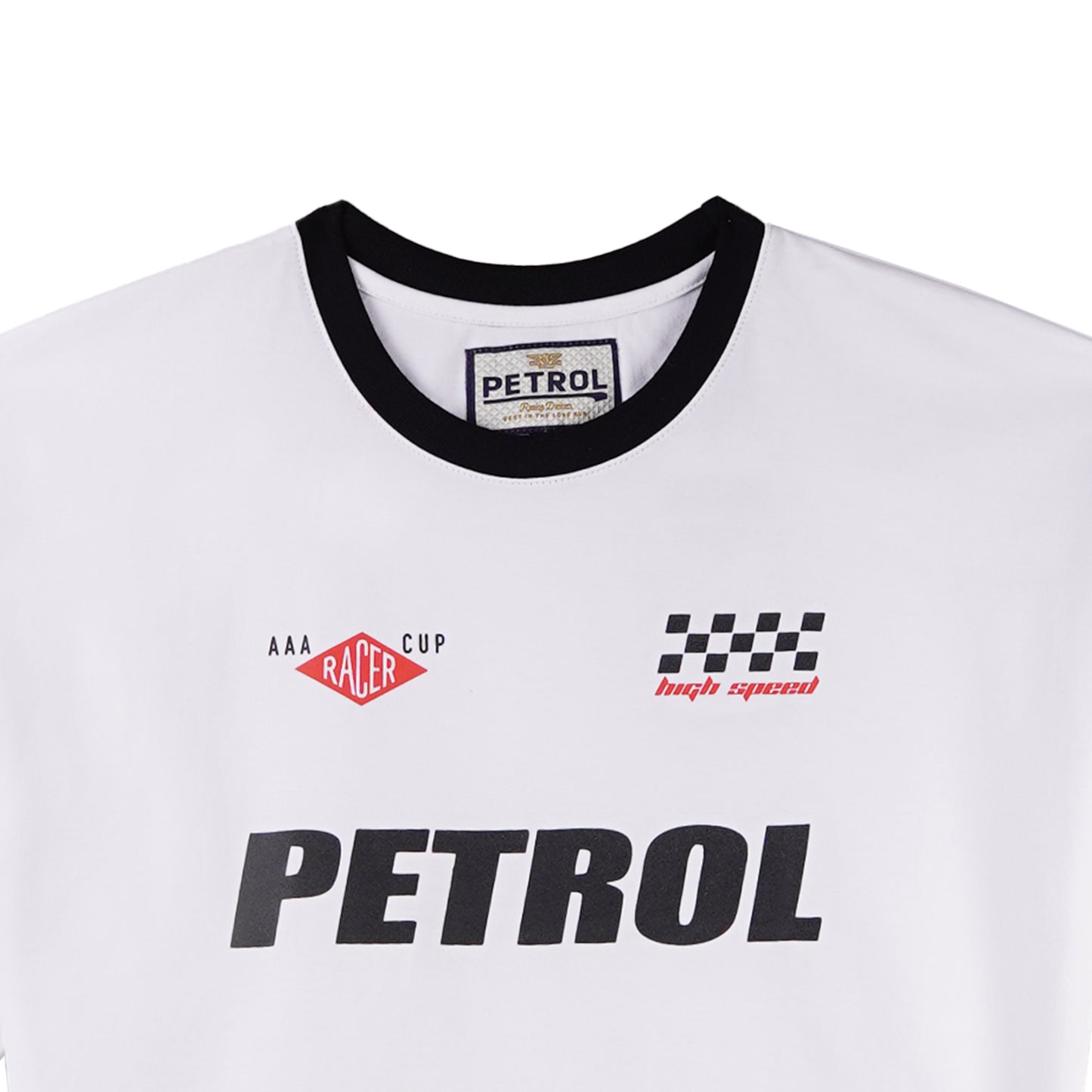Petrol Ladies Basic Tees  Crop Fitting 172552 (White)