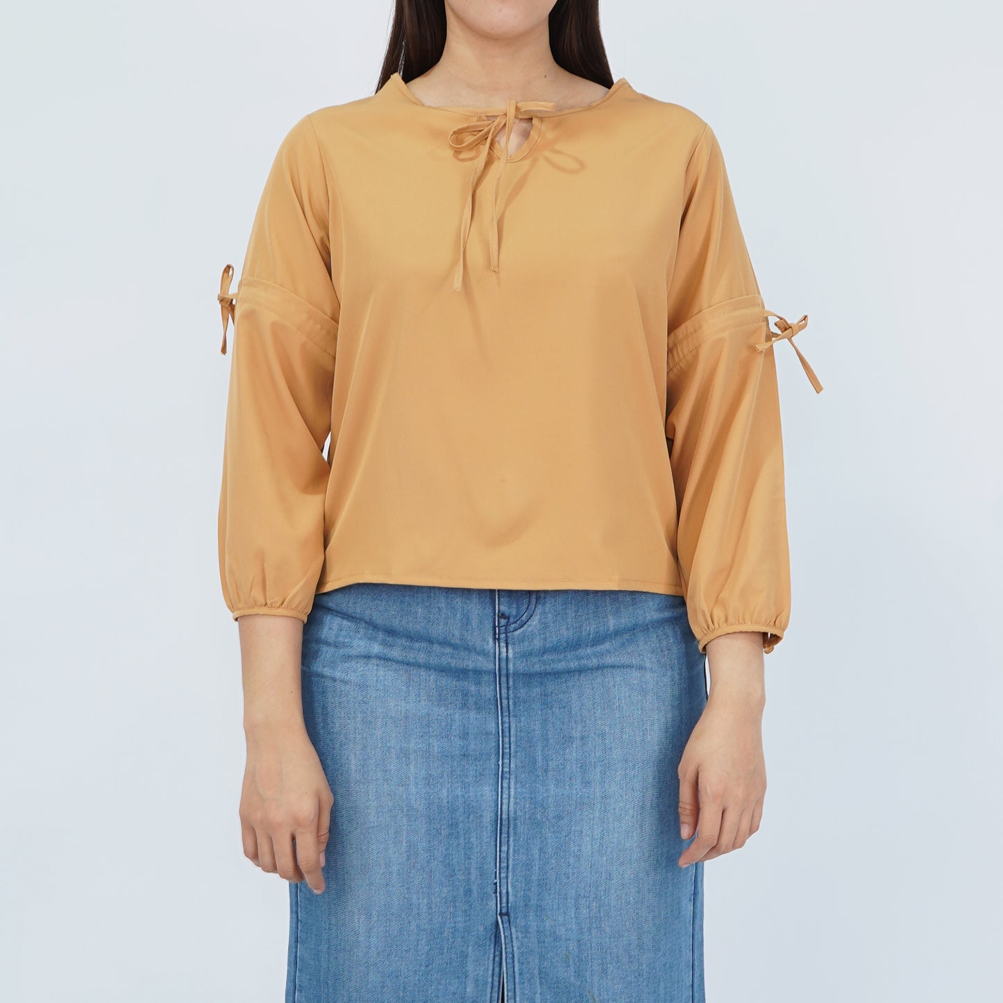 Petrol Ladies Basic Woven Shirt Boxy Fitting 159181 (Brown)