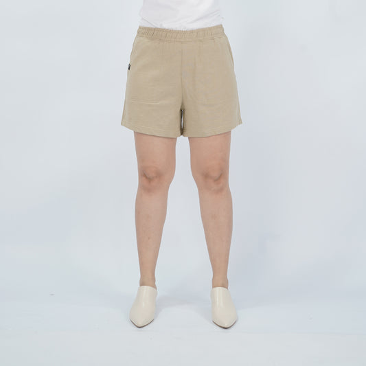 Petrol Ladies Basic Non-Denim Smart Short Mid-Rise 178543 (Beige)