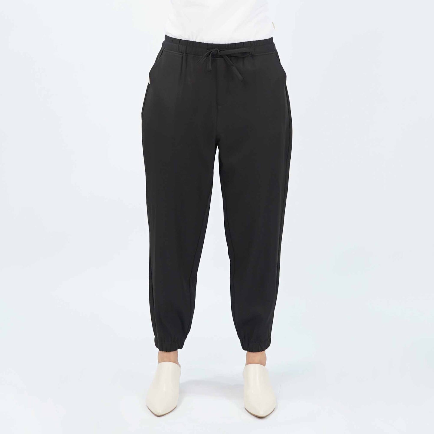 Petrol Ladies Basic Non-Denim Jogger Pants Mid-Rise 172964-U (Black)