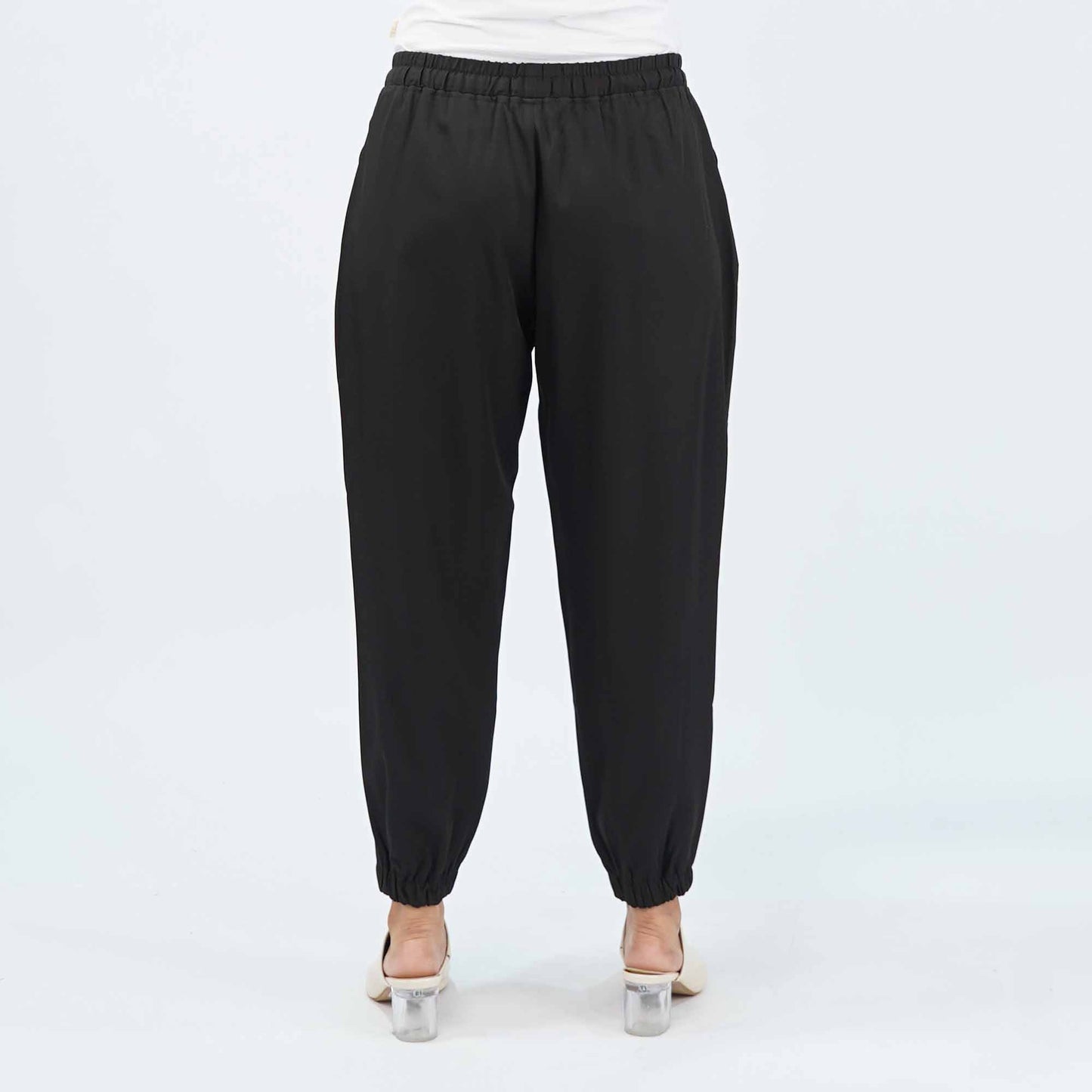 Petrol Ladies Basic Non-Denim Jogger Pants Mid-Rise 172964-U (Black)