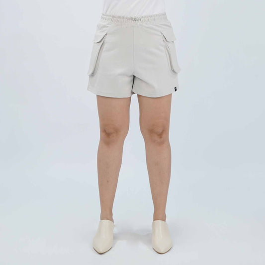 Petrol Ladies Basic Non-Denim Cargo Short Mid-Rise 176361 (Gray)