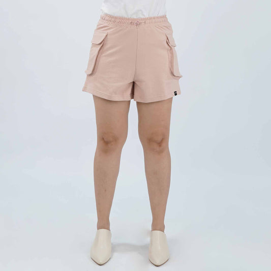 Petrol Ladies Basic Non-Denim Cargo Short Mid-Rise 176361 (Old Rose)