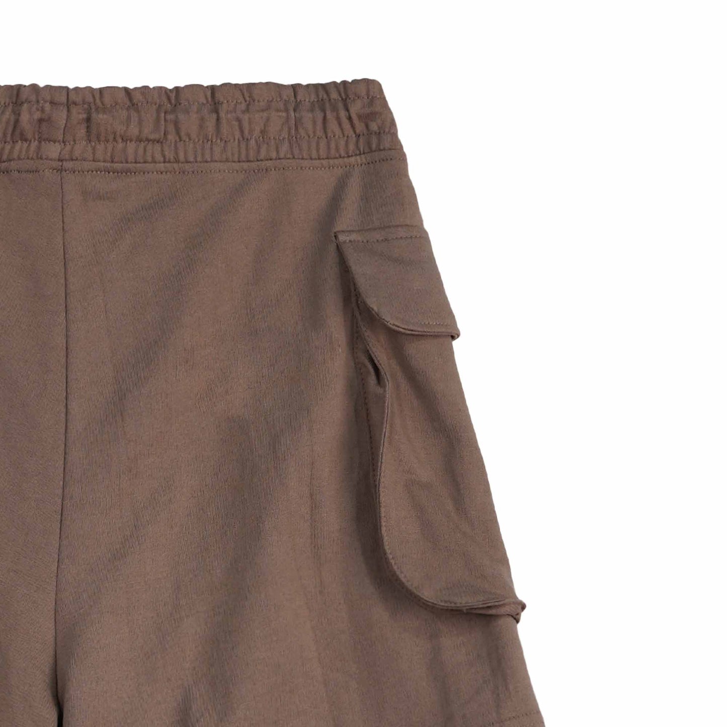 Petrol Ladies Basic Non-Denim Cargo Short Mid-Rise 176378 (Brown)