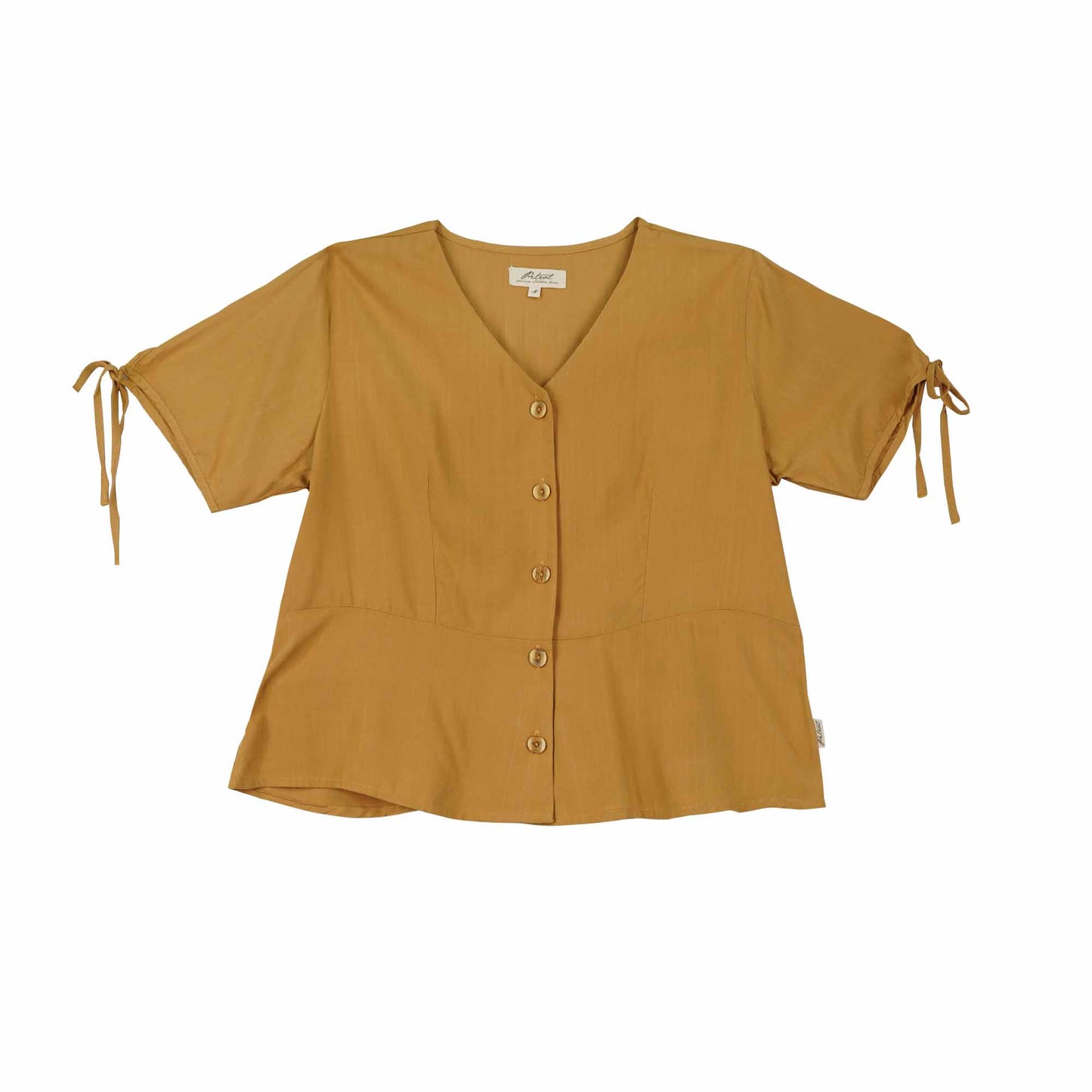 Petrol Ladies Basic Woven Shirt Boxy Fitting 159283 (Brown)