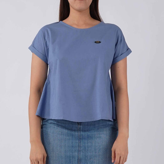 Petrol Ladies Basic Woven Shirt Regular Fitting 159203 (Blue)