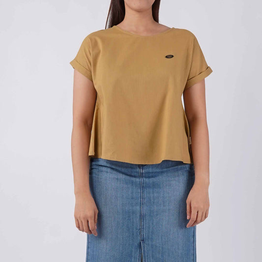 Petrol Ladies Basic Woven Shirt Regular Fitting 159203 (Brown)