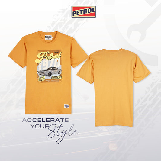 Petrol Men's Basic Tees Slim Fitting 176895-U (Canary)