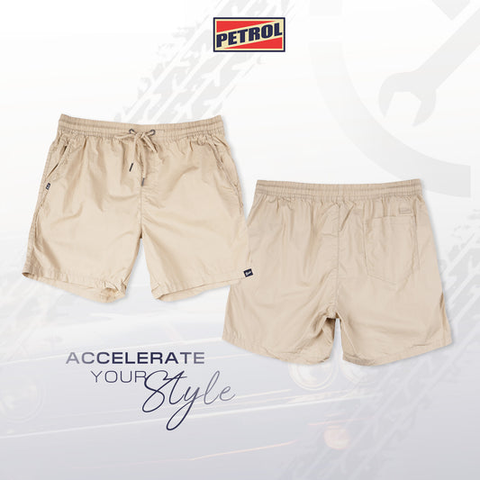 Petrol Men's Basic Non-Denim Jogger Short Mid-Rise 180896-U (Light Beige)