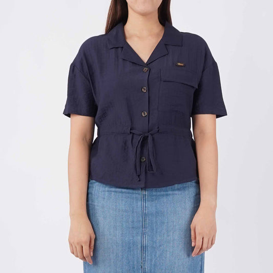 Petrol Ladies Basic Woven Shirt Regular Fitting 159262 (Peacoat)