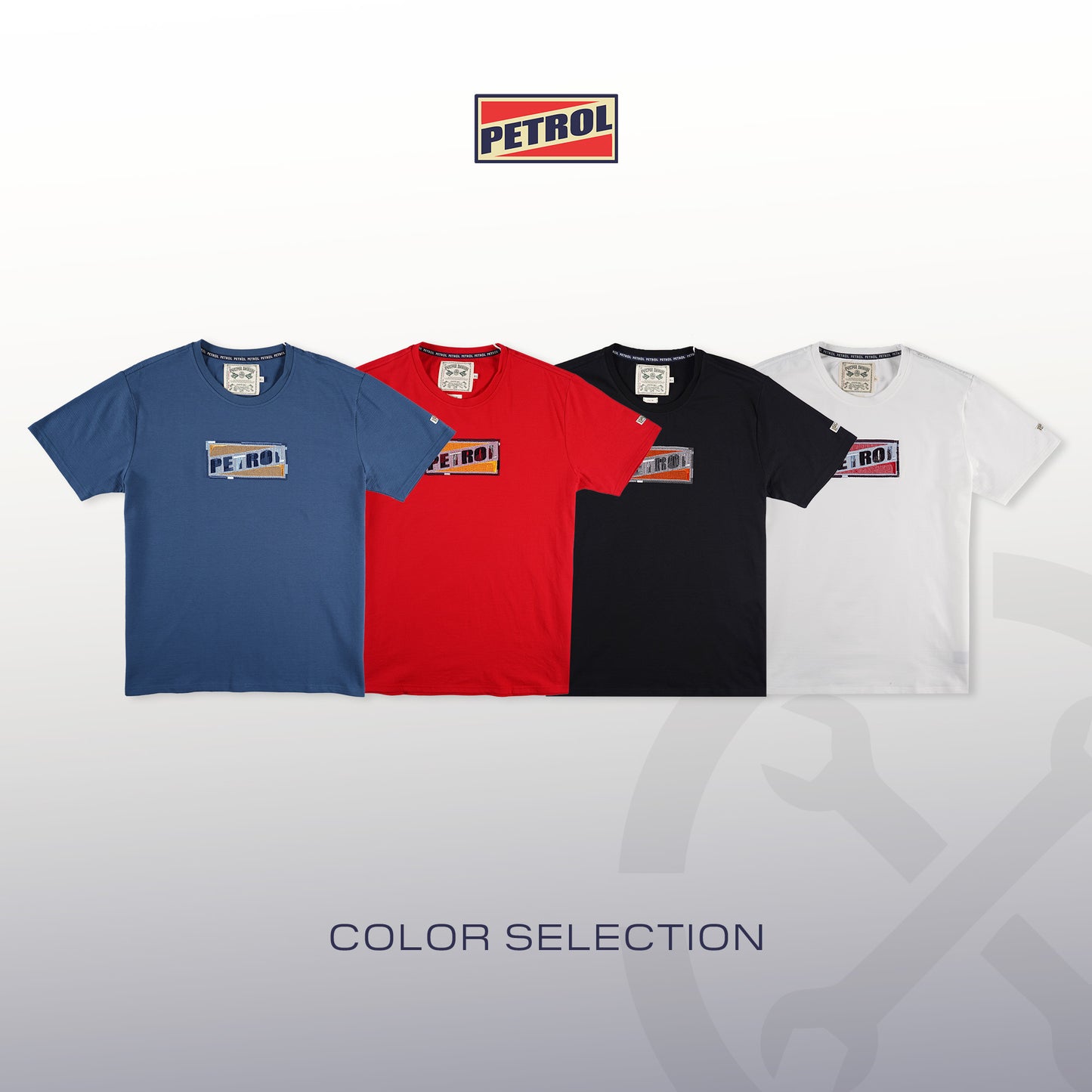 Petrol Men's Basic Tees Slim Fitting 178134 (White)