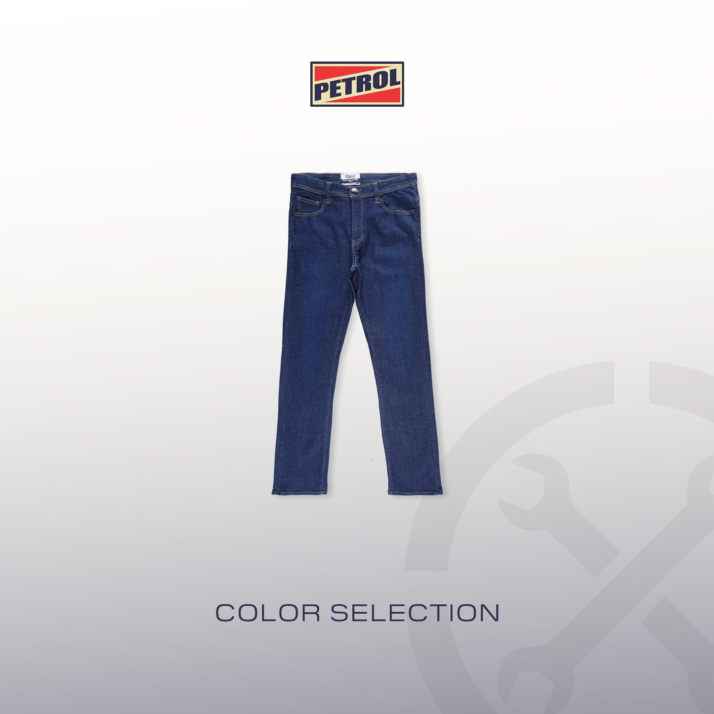 Petrol Men's Basic Denim Pants Mid Rise Skinny Fitting 184441 (Dark Shade)