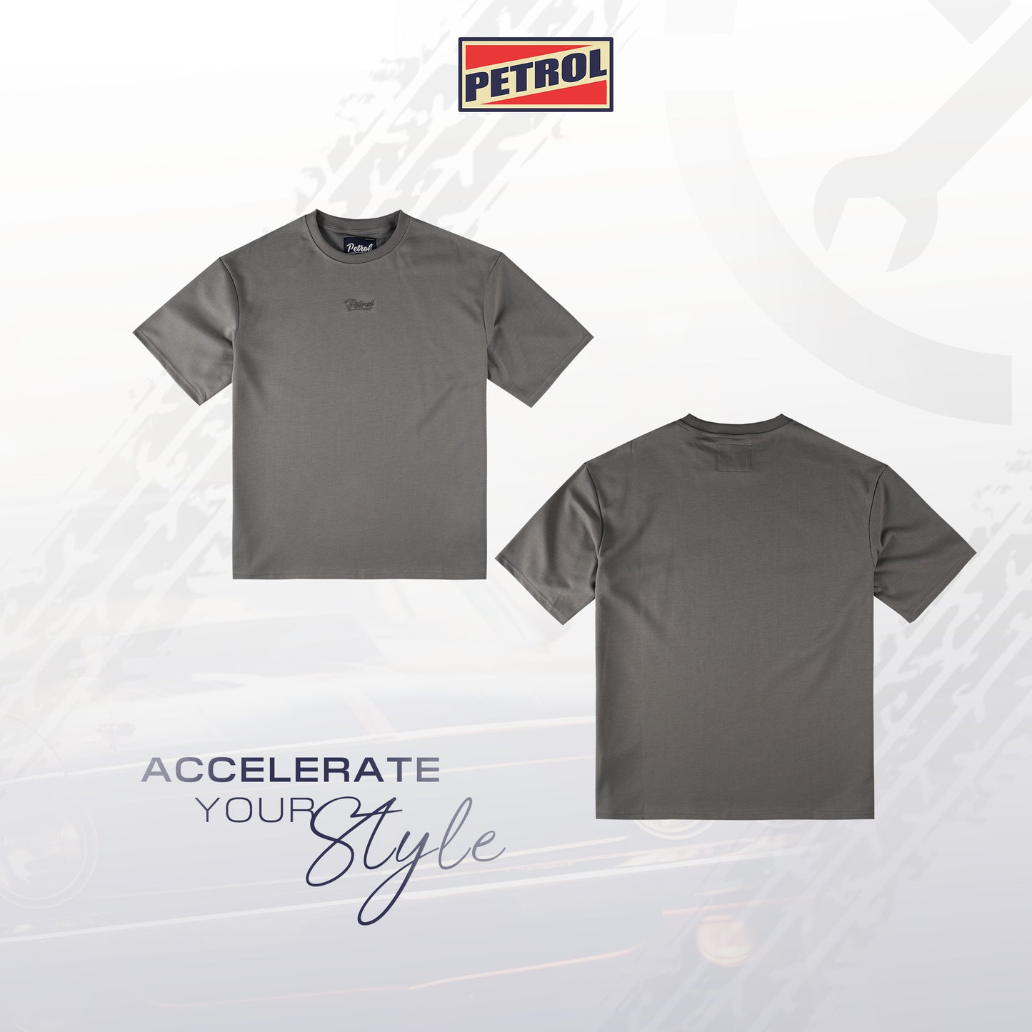 Petrol Men's Basic Tees Regular Fitting 178180-U (Rock Ridge)