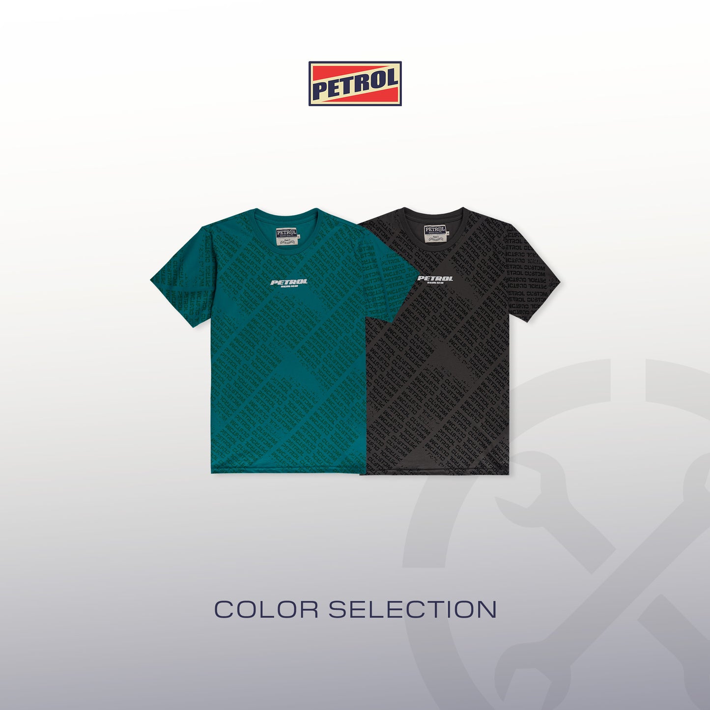 Petrol Men's Basic Tees Slim Fitting 185974-U (Charcoal)