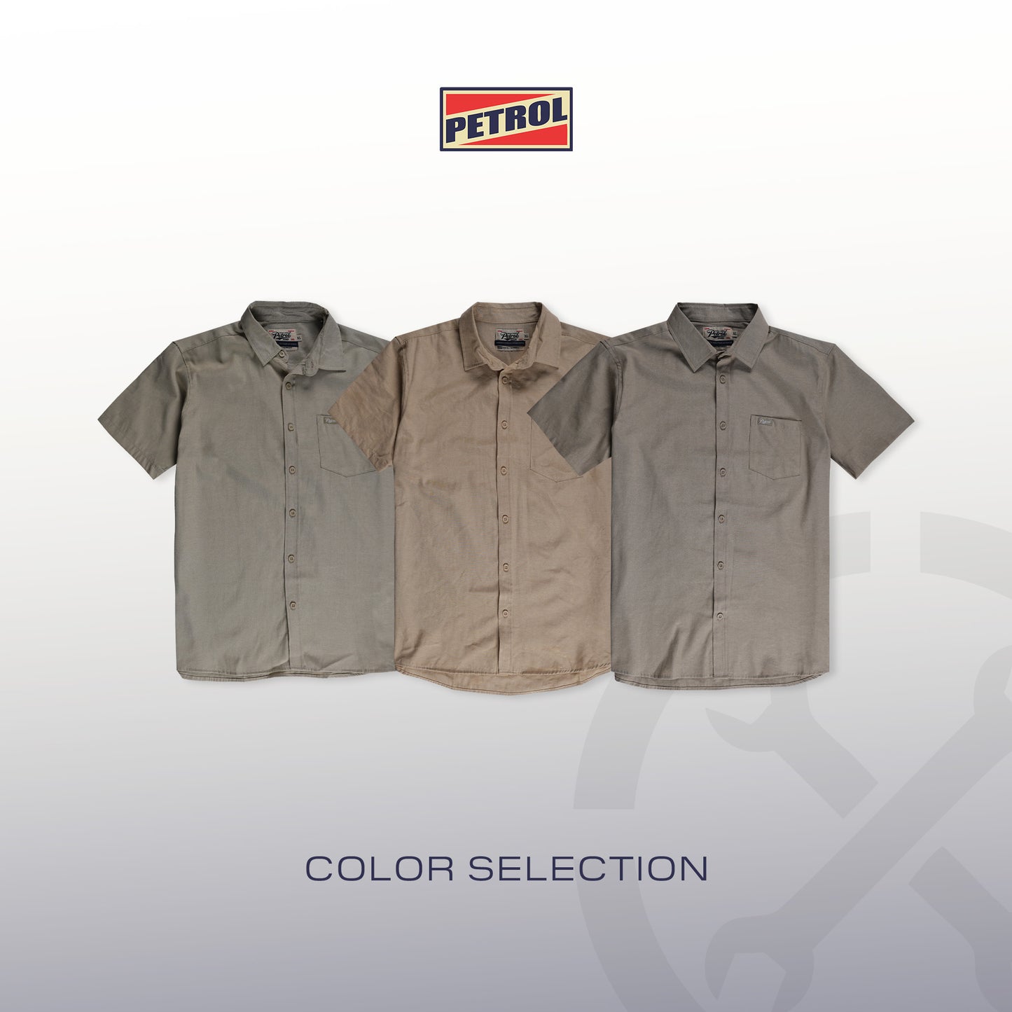 Petrol Men's Basic Woven Slim Fitting 169093 (Sage)